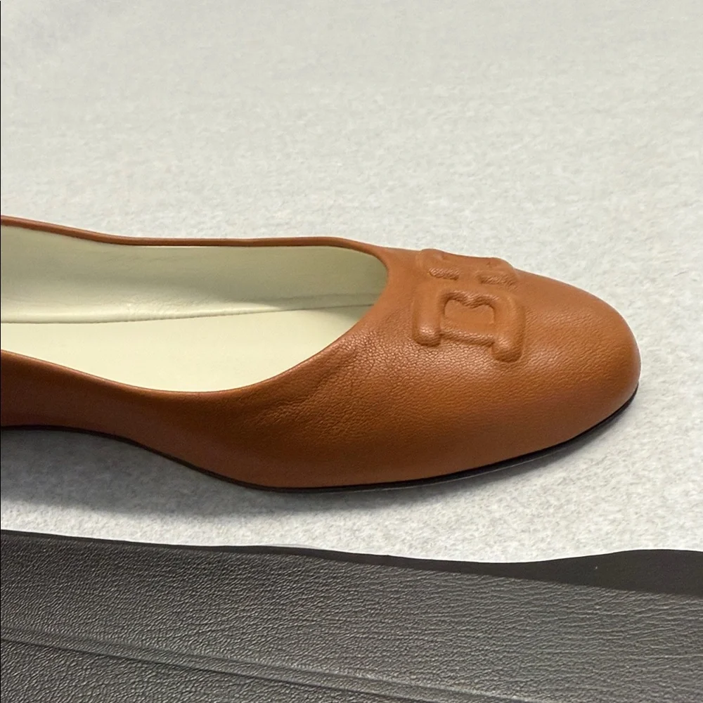 Bruno Magli Women's Tan Leather Flats - Picture 6 of 7
